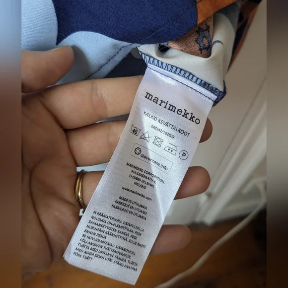 NWT Anthropologie Marimekko Floral Blouse - Size S - Picture 7 of 10